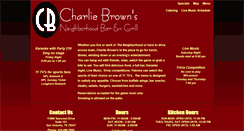 Desktop Screenshot of charlie-browns.com